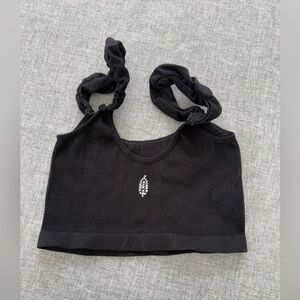 FP Movement Crop Bralette with Ruffled Straps